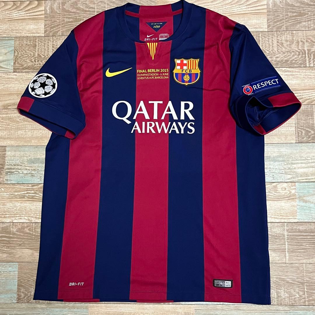 バルセロナ 2015 CL決勝戦 メッシ ユニフォーム アルゼンチン代表 PSG