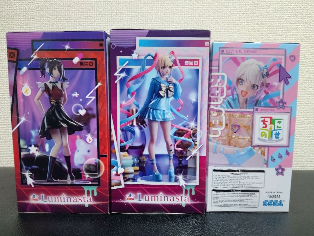 プライズフィギュア 超絶最かわてんしちゃん 2体、あめちゃん 1体