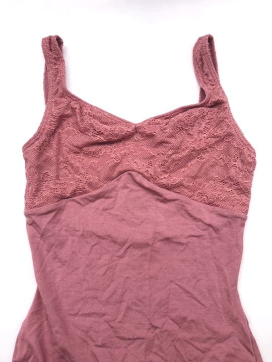 新品 チャコット★11,000円 レース切替ノースリーブレオタード  M