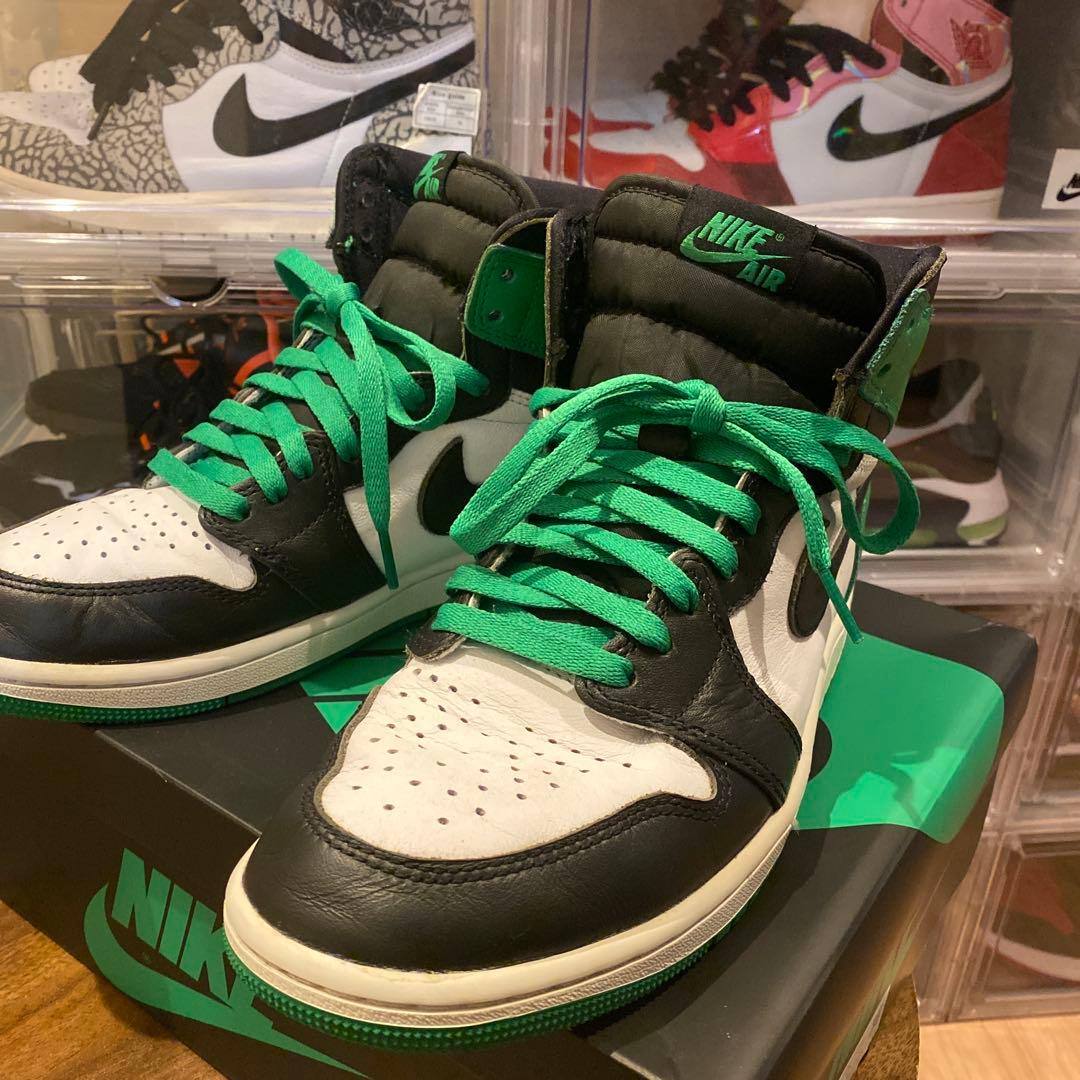 NIKE Air Jordan 1 ブラック/ホワイト/グリーン　26.5cm