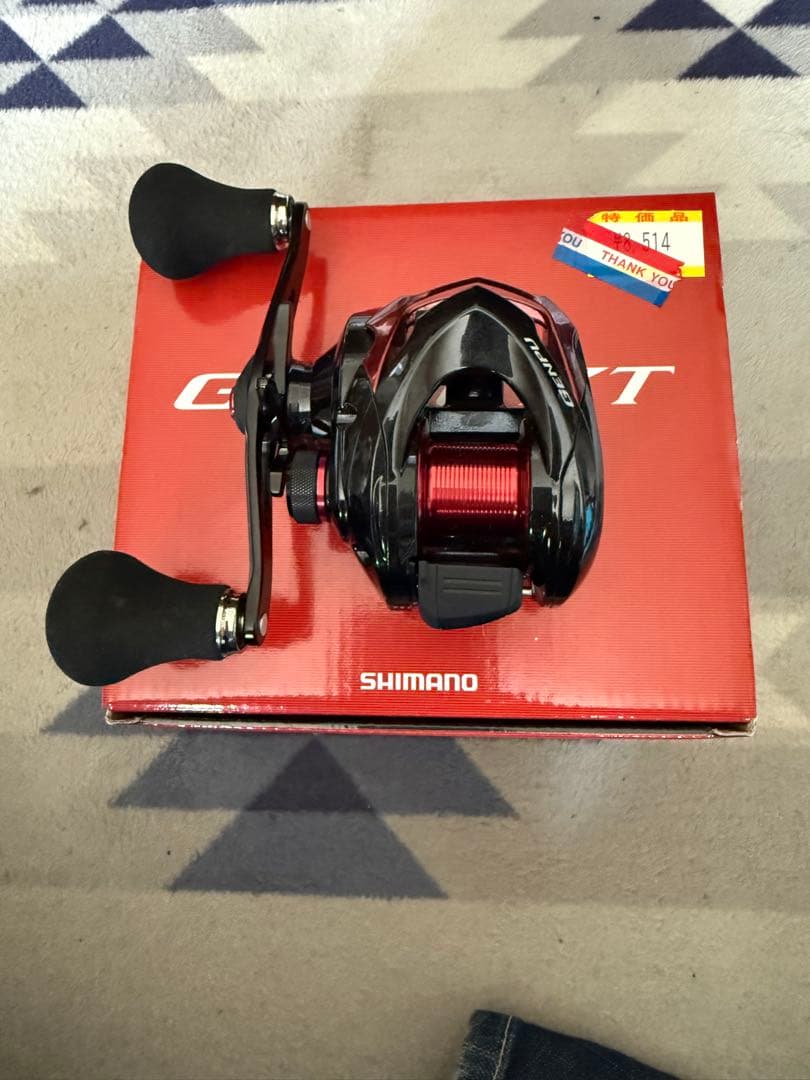 SHIMANO GENPU XT150（L） ベイトリール 黒赤 箱付き