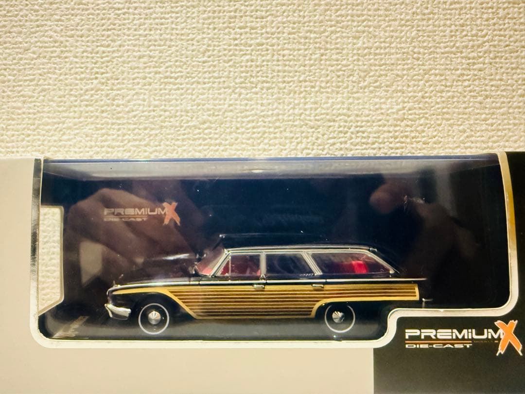 プレミアムX/'60 Fordフォード Ranchランチ ワゴン 木目 1/43