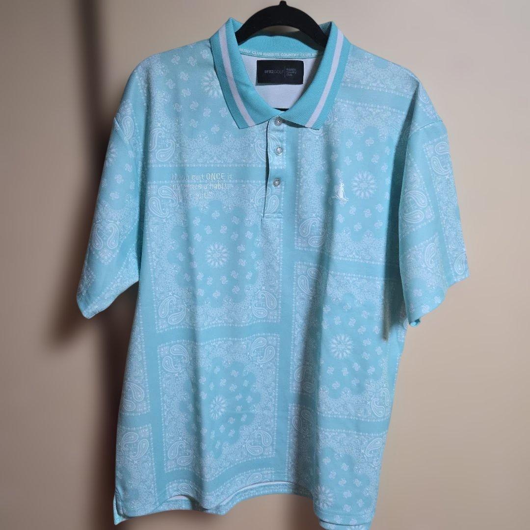 あ*い様 FR2GOLF ペイズリー ポロシャツ　サイズ2XL 店舗限定