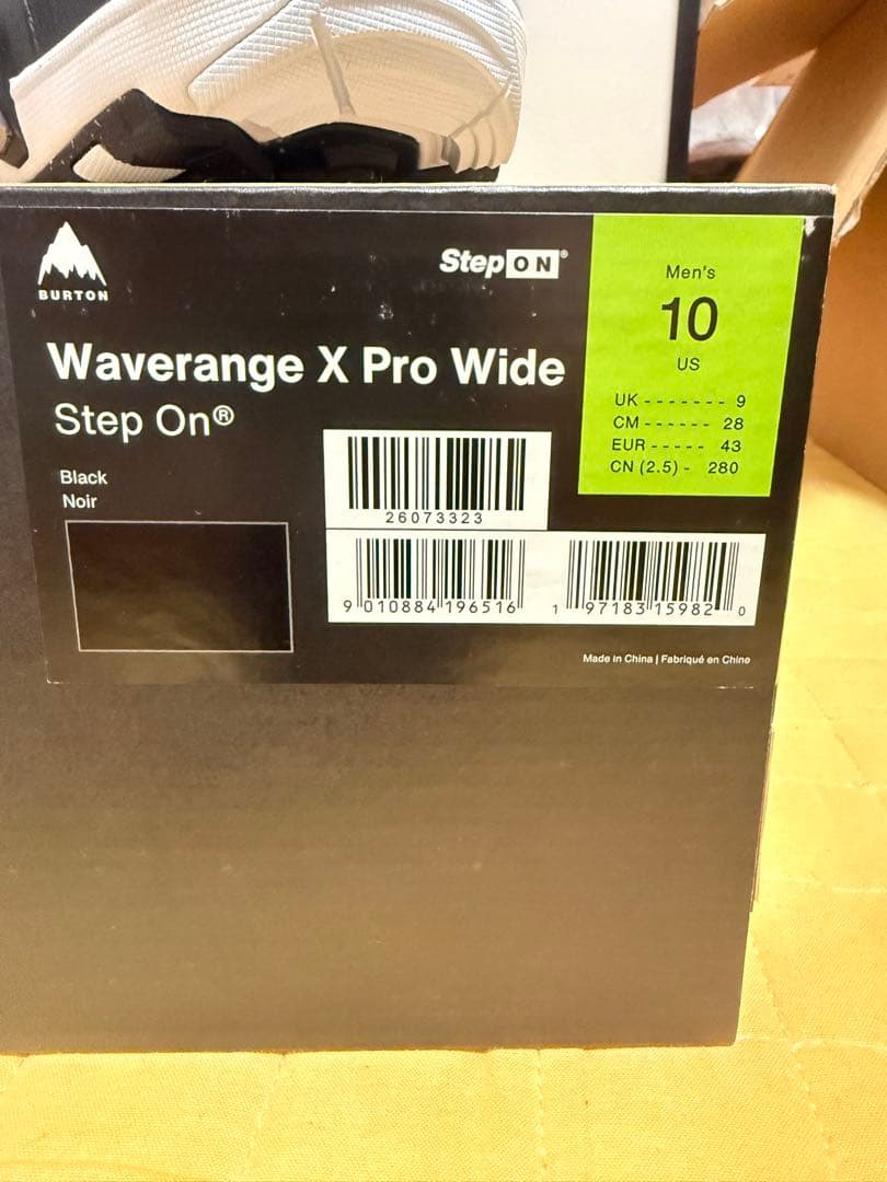 BURTON Waverange X Pro W 28cm Step On 美品
