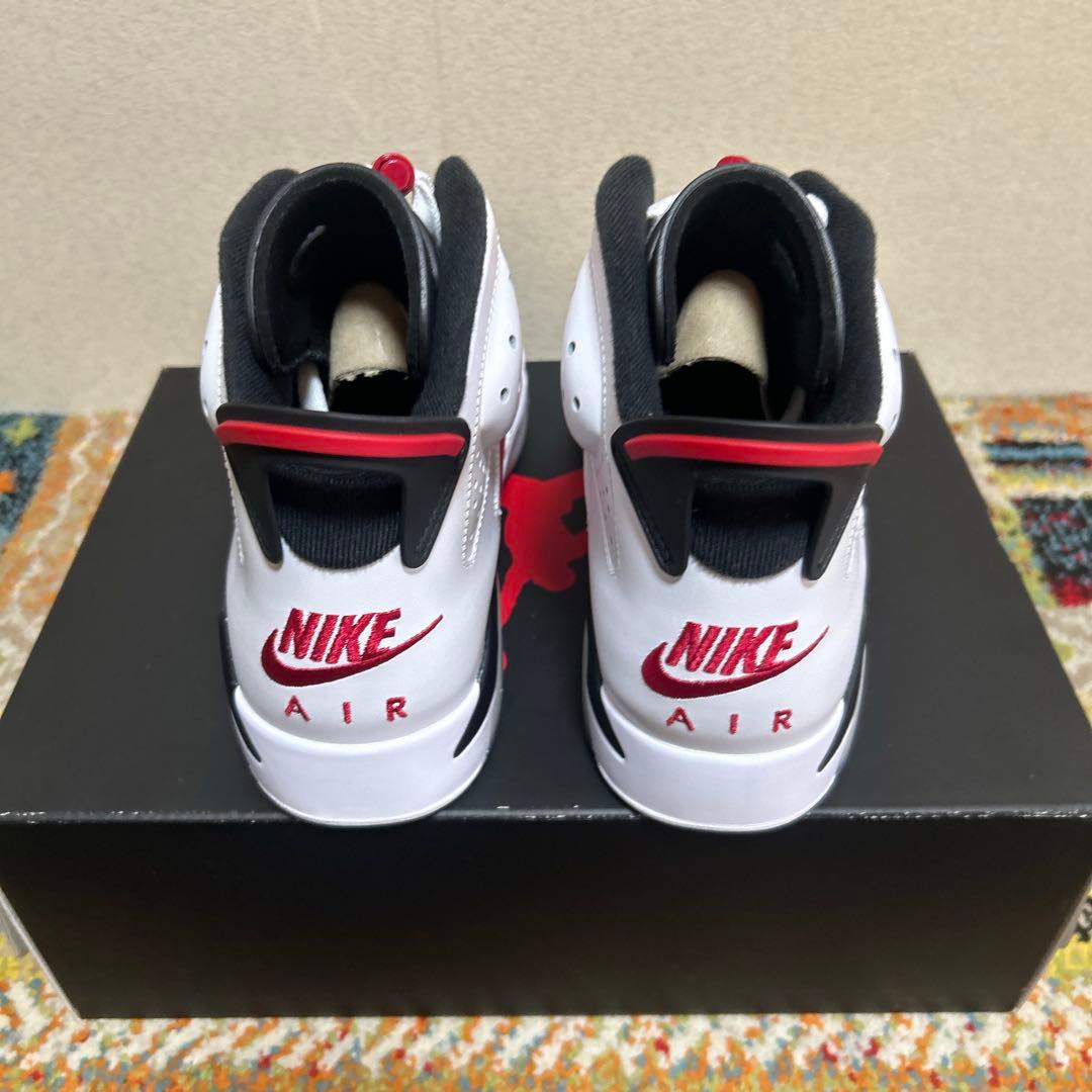 Nike Air Jordan 6 ホワイト/レッド　レトロカイマン(^^)