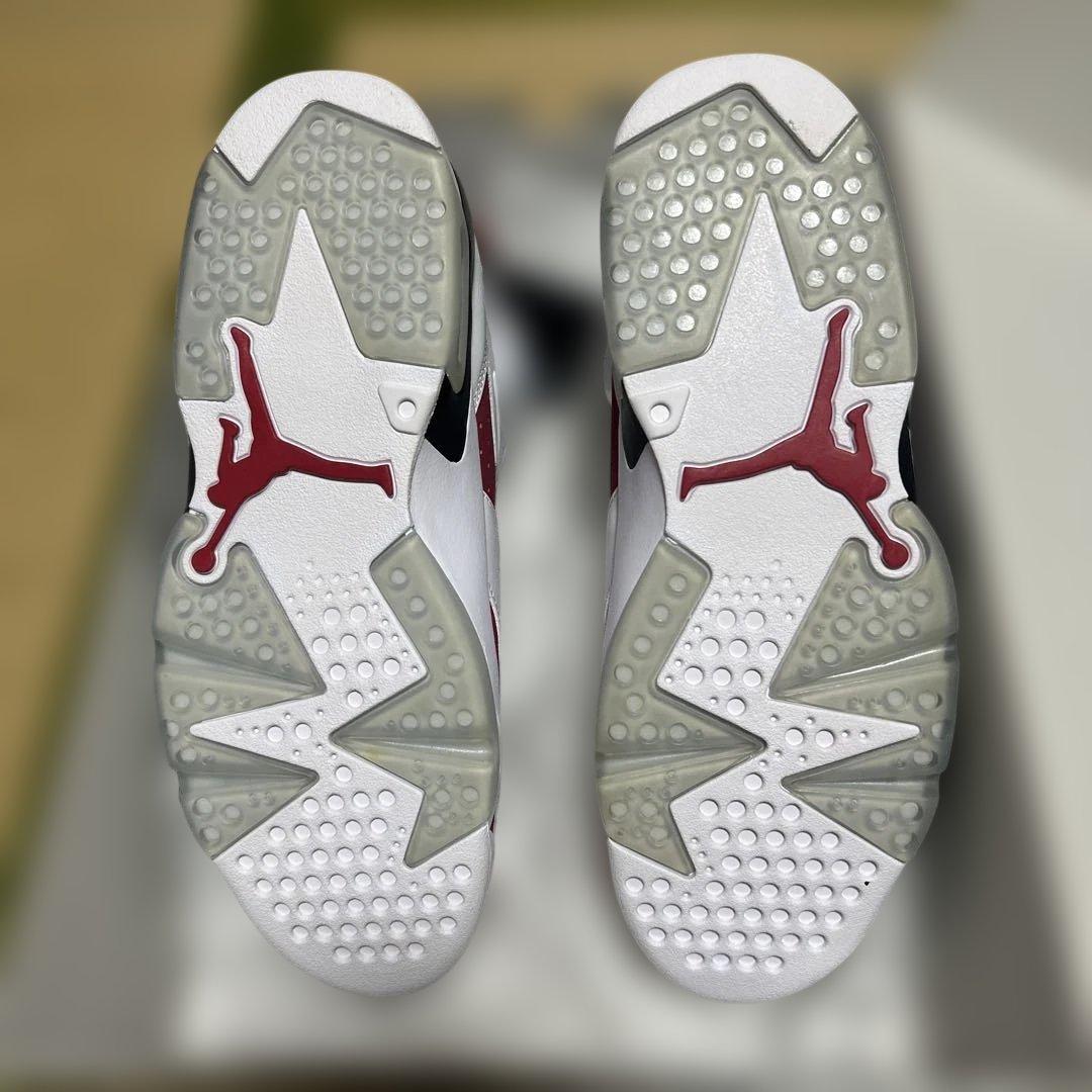 Nike Air Jordan 6 ホワイト/レッド　レトロカイマン(^^)