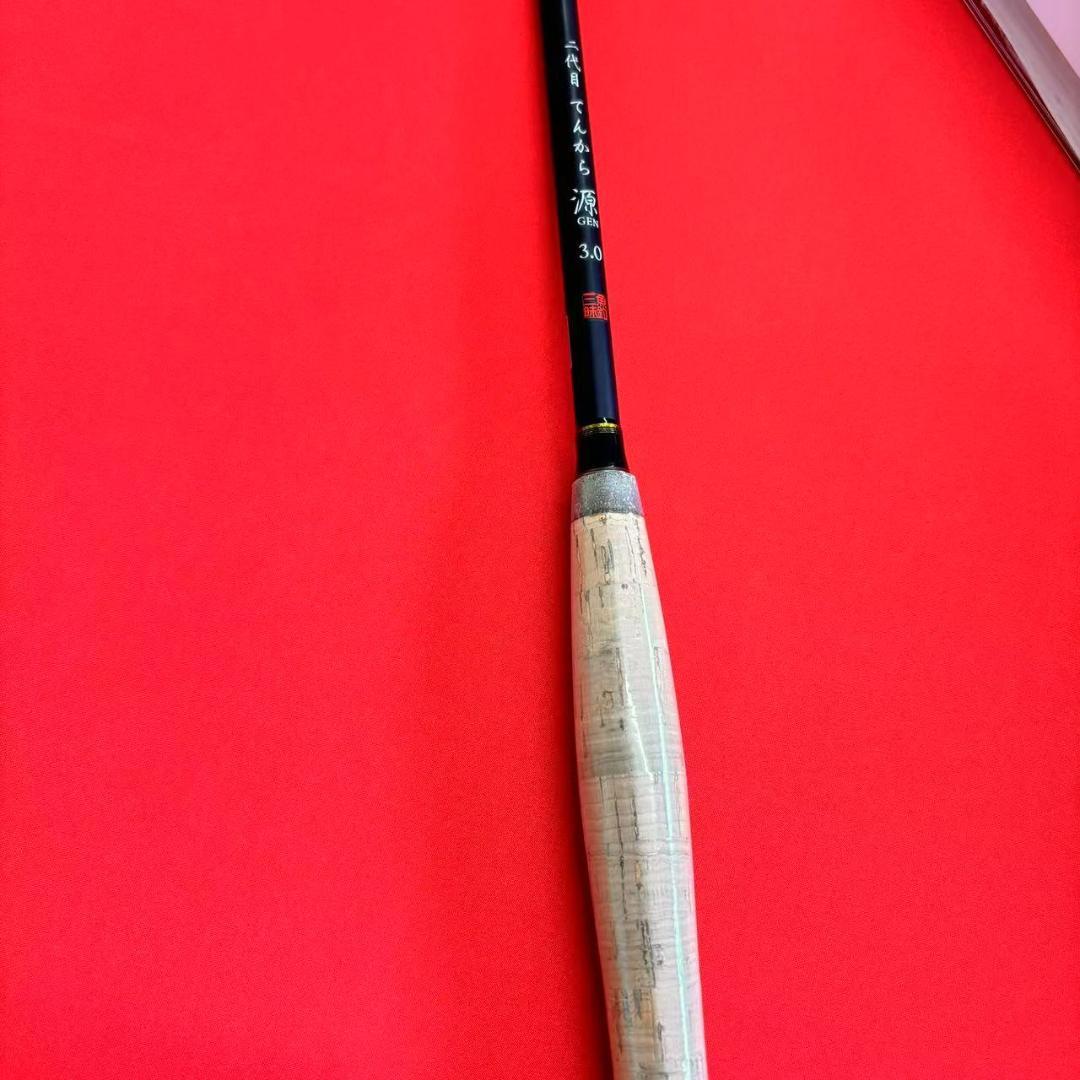 新品　二代目てんから源300　テンカラロッド　カーボン　渓流竿