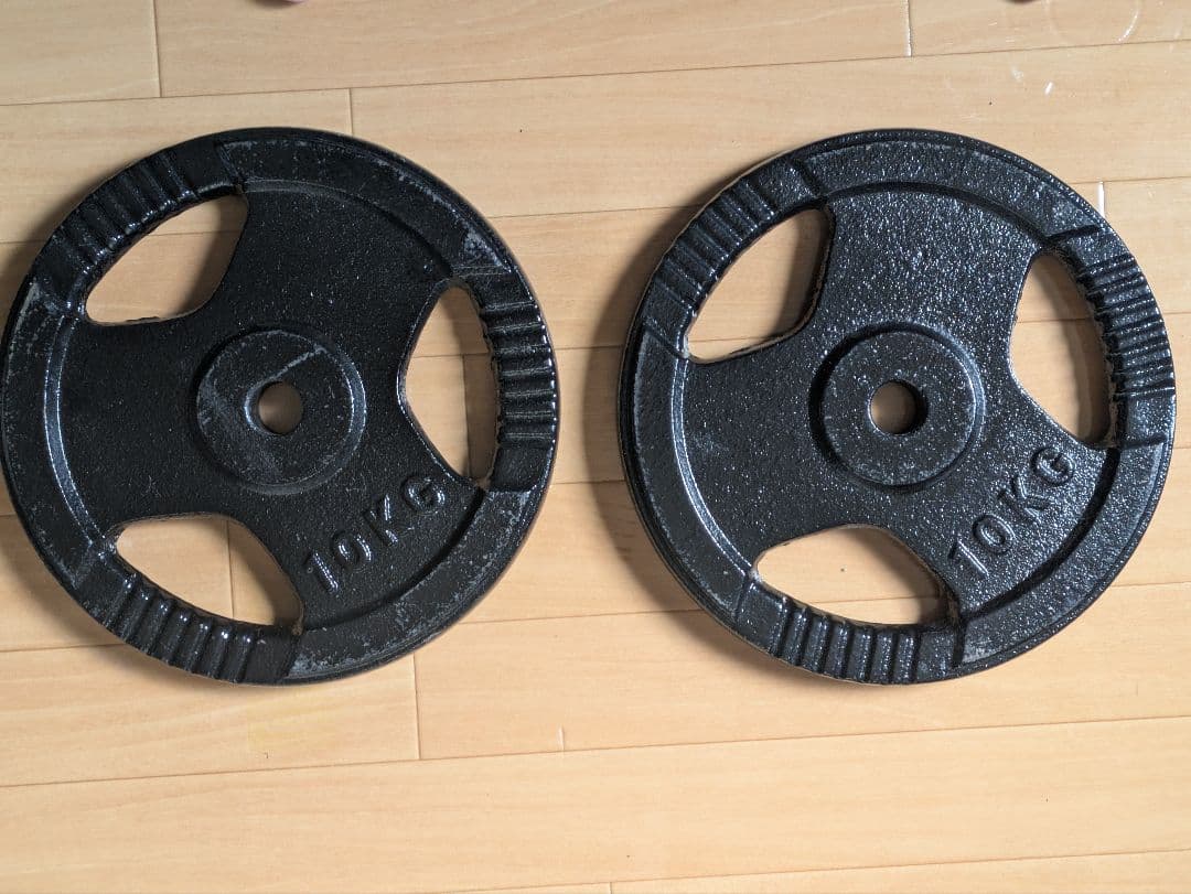 1/3 ■70kgセット 合計6枚 バーベルプレート