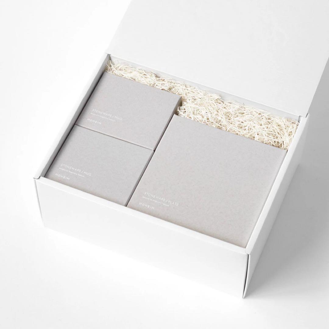 HYACCA / MOHEIM CUP BOX / サンドホワイト&グレー