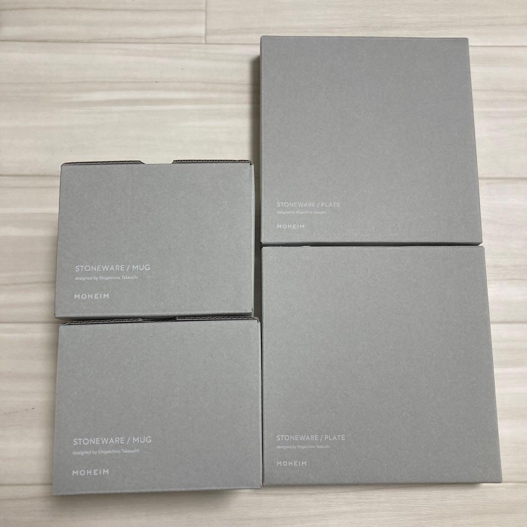 HYACCA / MOHEIM CUP BOX / サンドホワイト&グレー