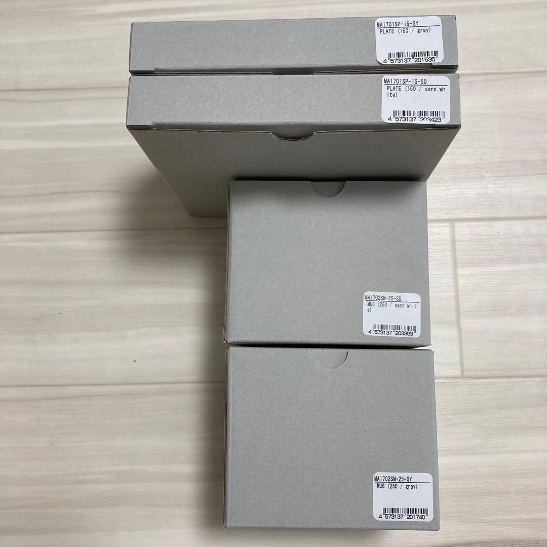 HYACCA / MOHEIM CUP BOX / サンドホワイト&グレー