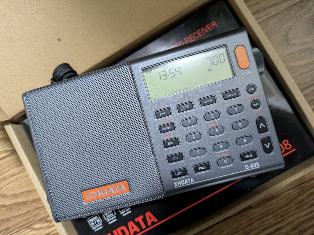 XHDATA D-808 【AN-80付】SSB BCLラジオ 短波ラジオ 航空
