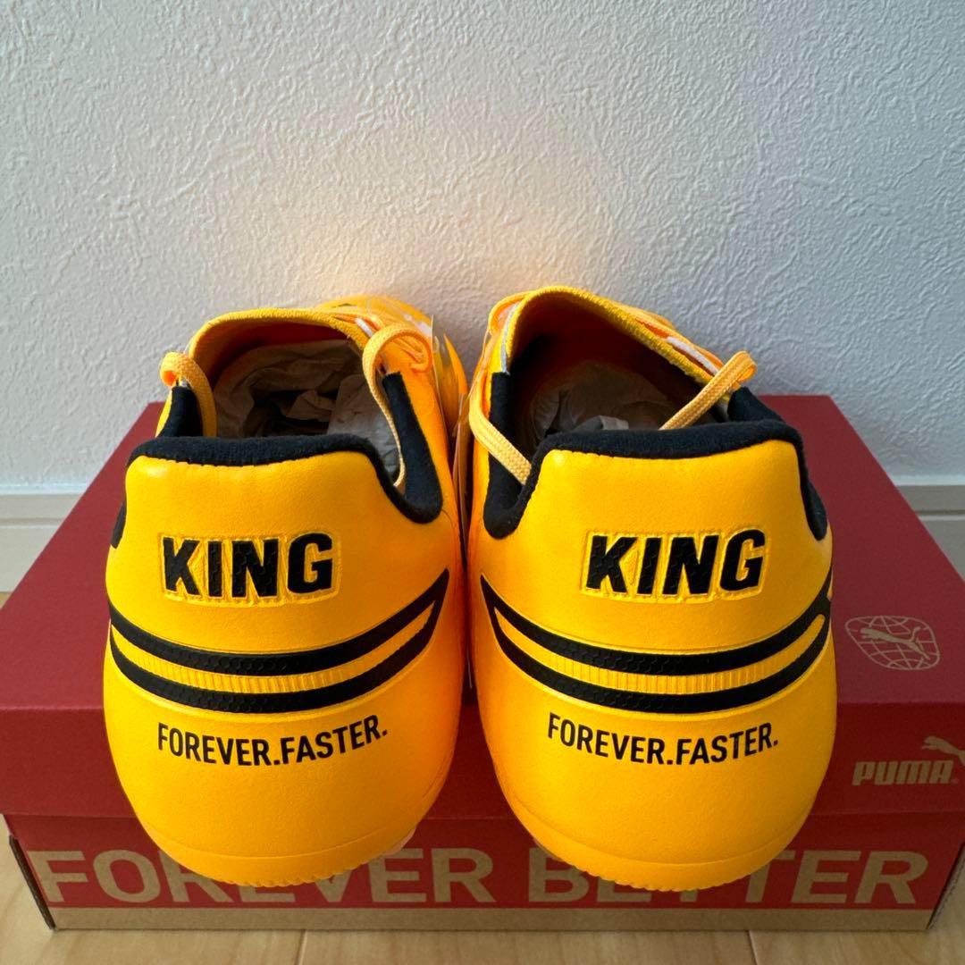 新品　PUMA キングプロ HG/AG サッカー　スパイク　オレンジ　28cm