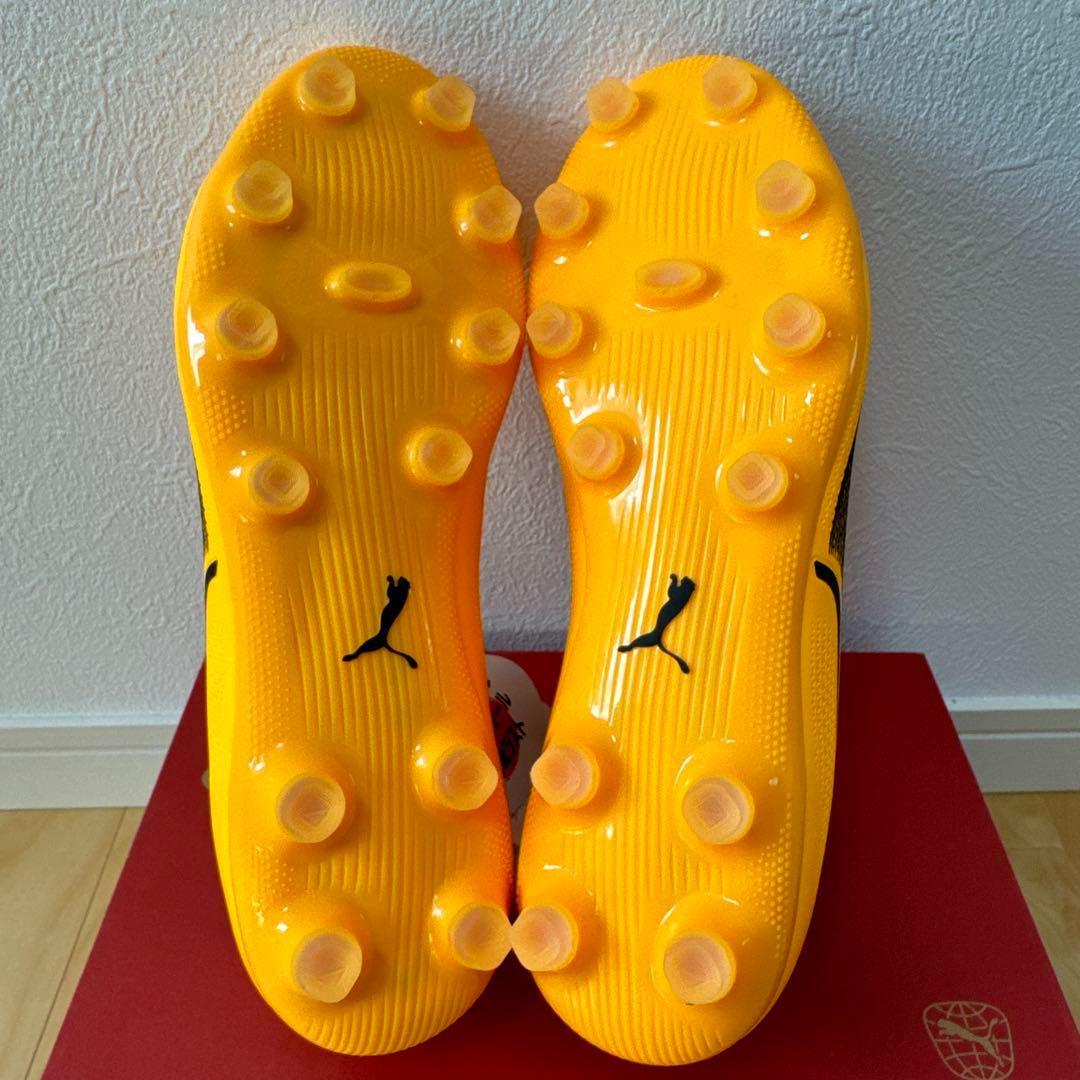 新品　PUMA キングプロ HG/AG サッカー　スパイク　オレンジ　28cm