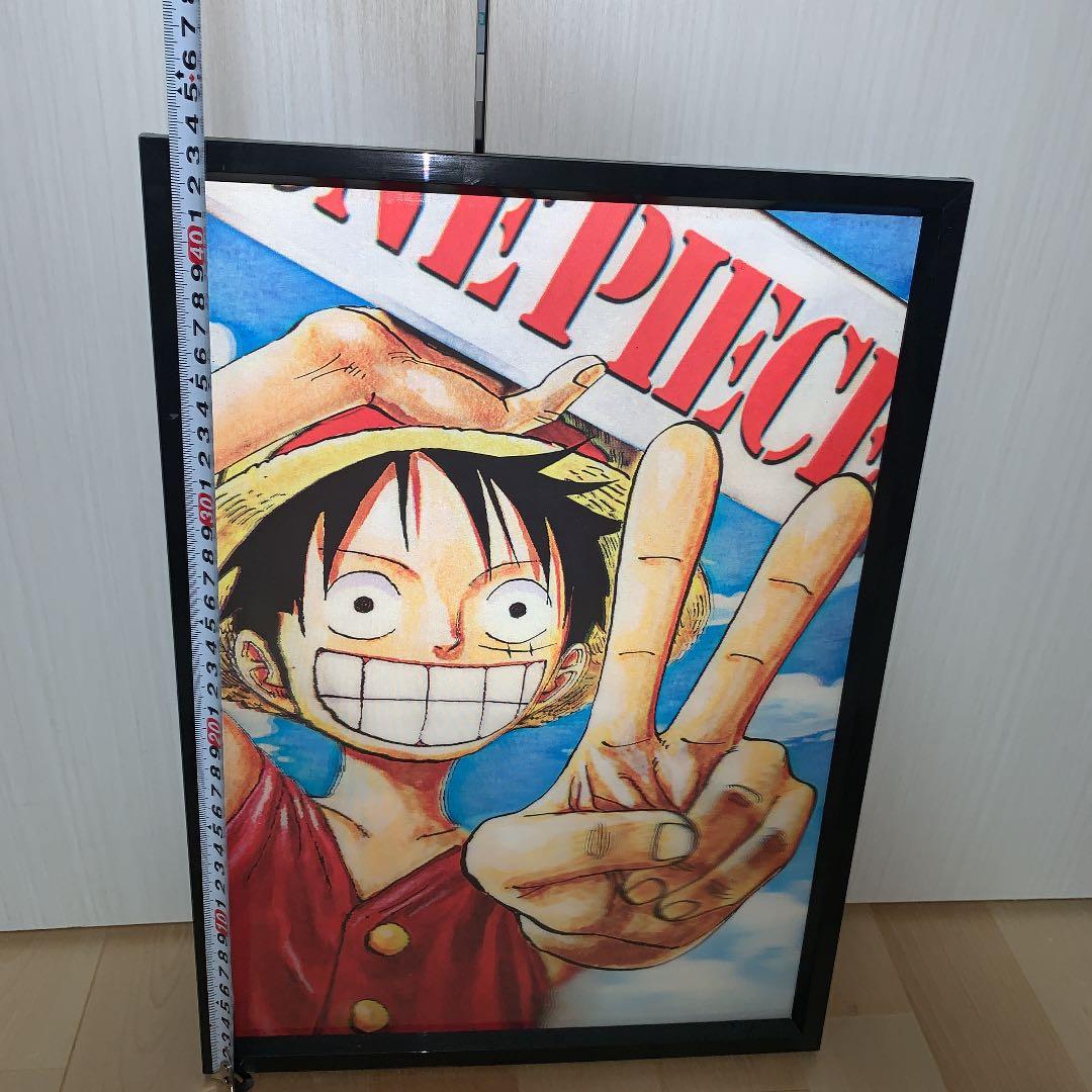 ワンピース　ルフィ　額入り掛け3Ｄ