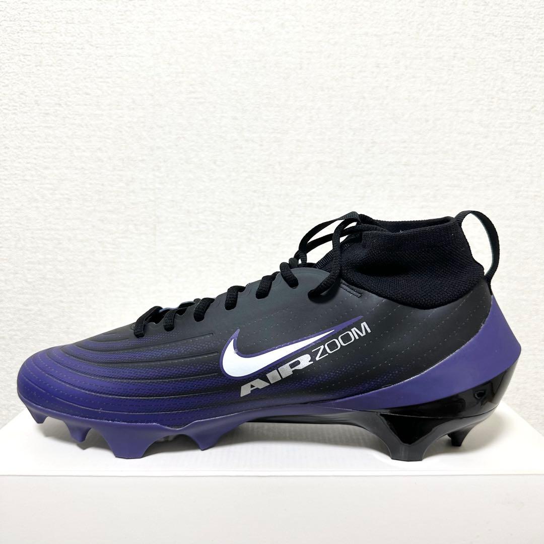 ナイキ 29.5 ヴェイパー プロ アメフト スパイク シューズ クリート 黒
