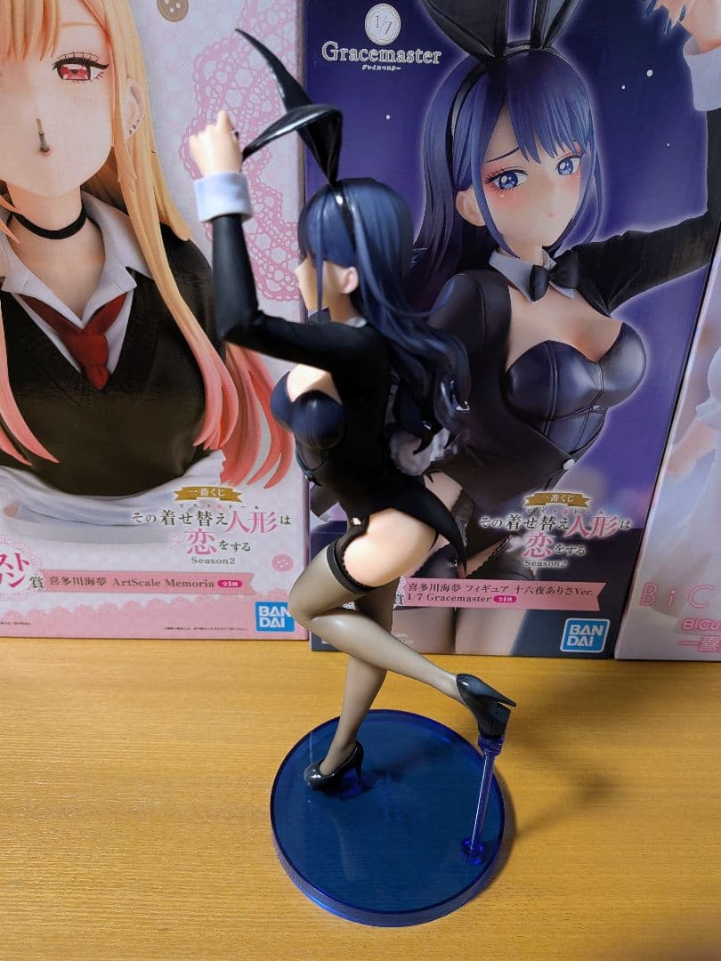 着せ恋一番くじ、プライズ　喜多川海夢フィギュアセットその他おまけ付き
