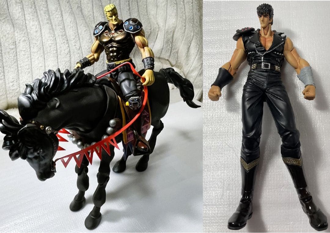 海洋堂 北斗の拳 ラオウ＆黒王号 と 200X ケンシロウ の2種セット