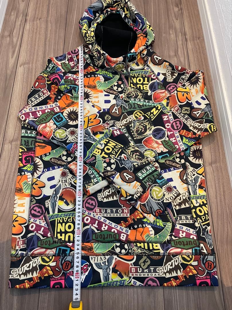 ⭐️ 極美品⭐️ BURTON バートン 総柄 スノーボード パーカー フーディ