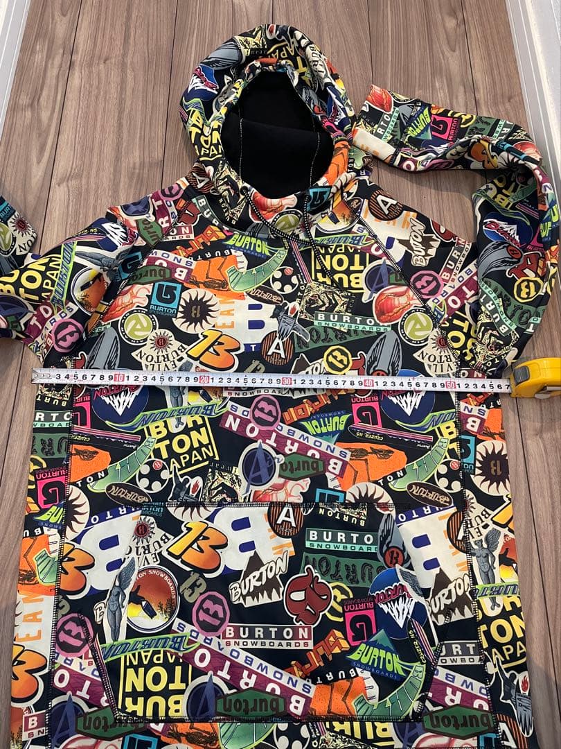 ⭐️ 極美品⭐️ BURTON バートン 総柄 スノーボード パーカー フーディ