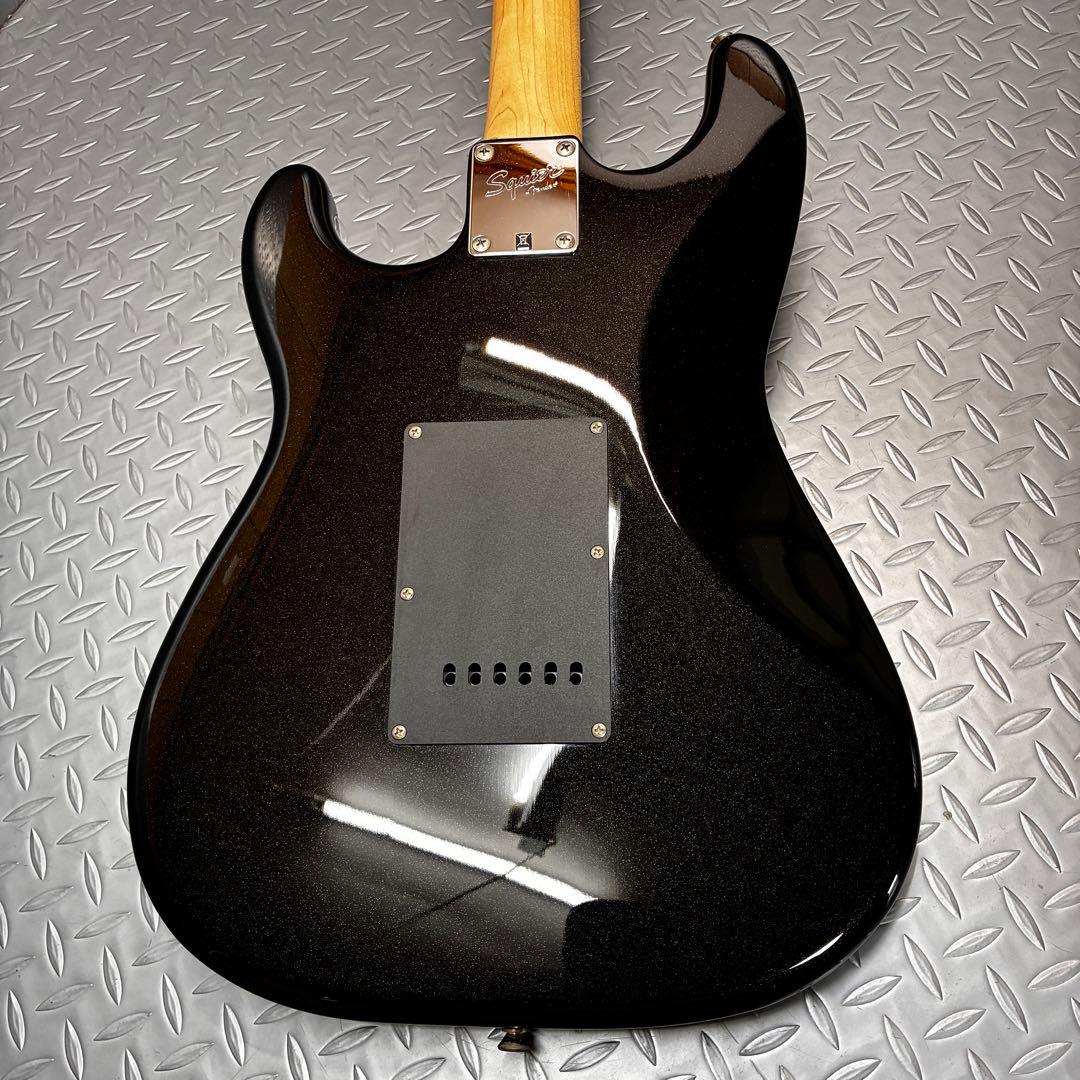 【廃盤カラー】Squier Affinity ブラックグレーメタリック ラメ塗装
