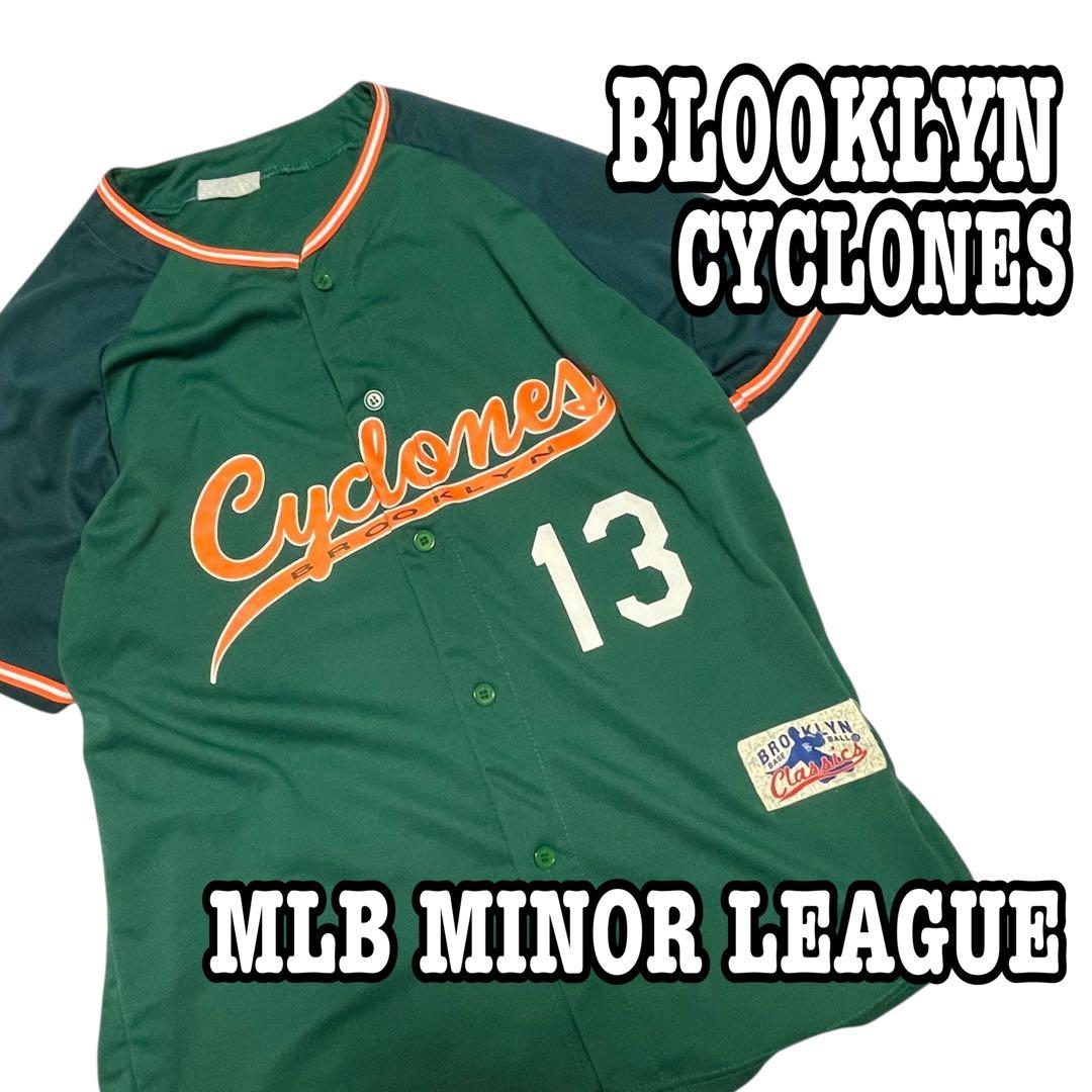 【希少！】MLB Brooklyn Cyclones ゲームシャツ サイクロンズ