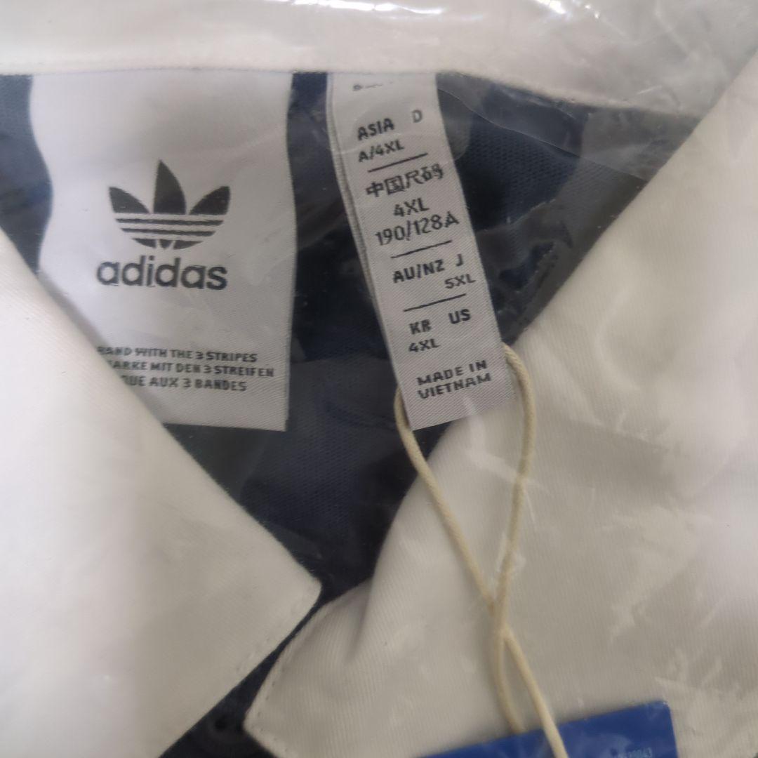 【新品・稀少サイズ5XL】アディダス ラグビーポロシャツPreloved Ink