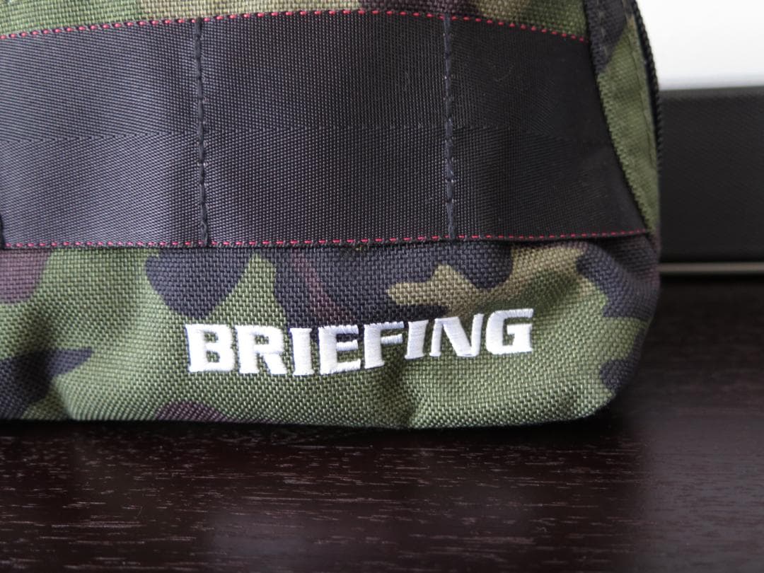 BRIEFING GOLF ブリーフィングゴルフ ラウンドポーチ　カモフラ