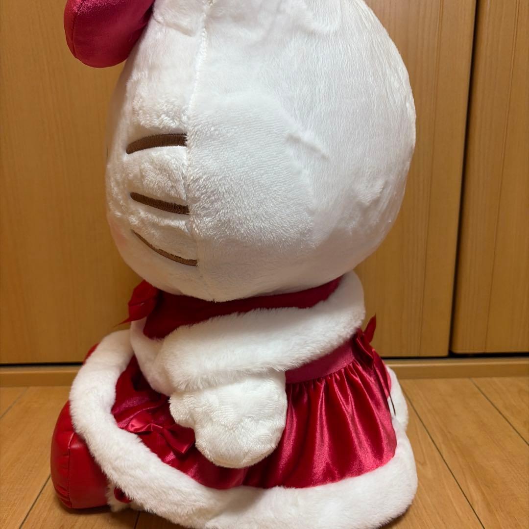 ハローキティ サンタ風ぬいぐるみ 約50cm