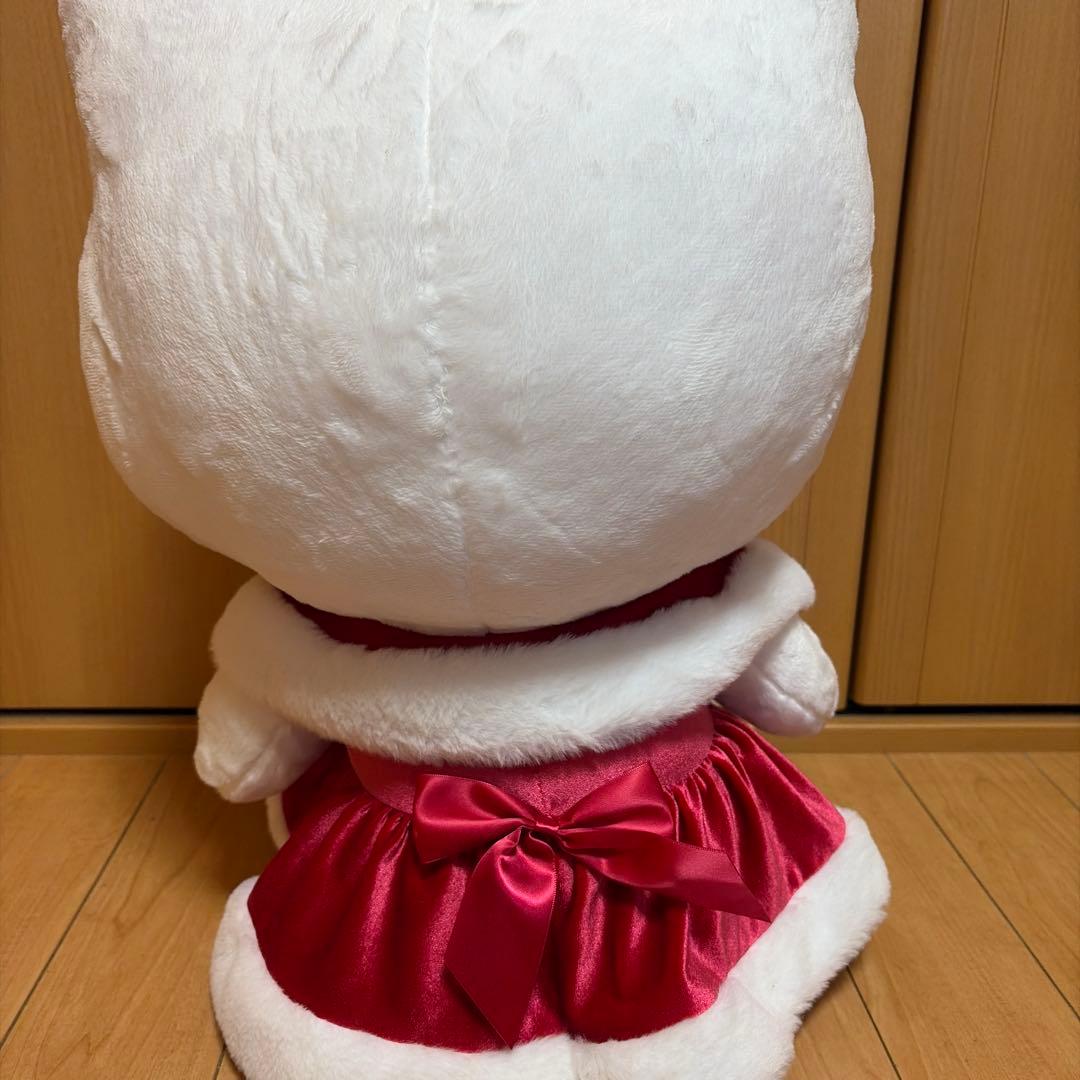 ハローキティ サンタ風ぬいぐるみ 約50cm