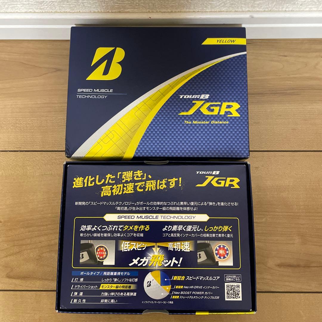 ブリヂストン TOUR B JGR ゴルフボール イエロー 12個入り　2ケース