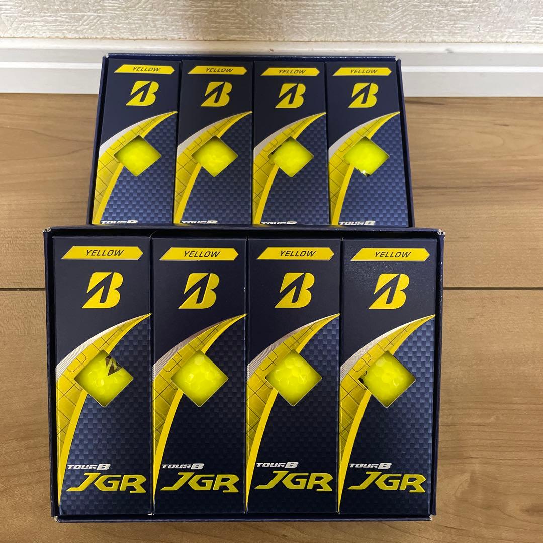 ブリヂストン TOUR B JGR ゴルフボール イエロー 12個入り　2ケース