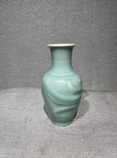 中国 龍泉窯　(龍泉青磁）青磁　花瓶 工芸品 置物 美術品