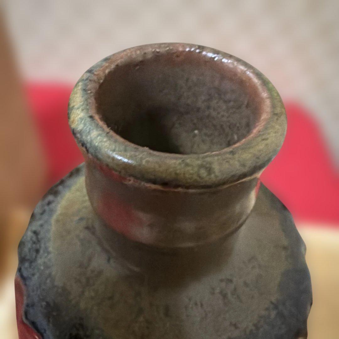 骨董品　古丹波　傘型花入