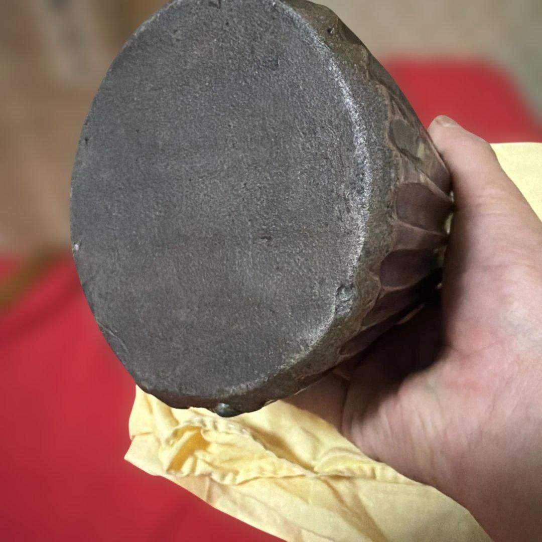 骨董品　古丹波　傘型花入