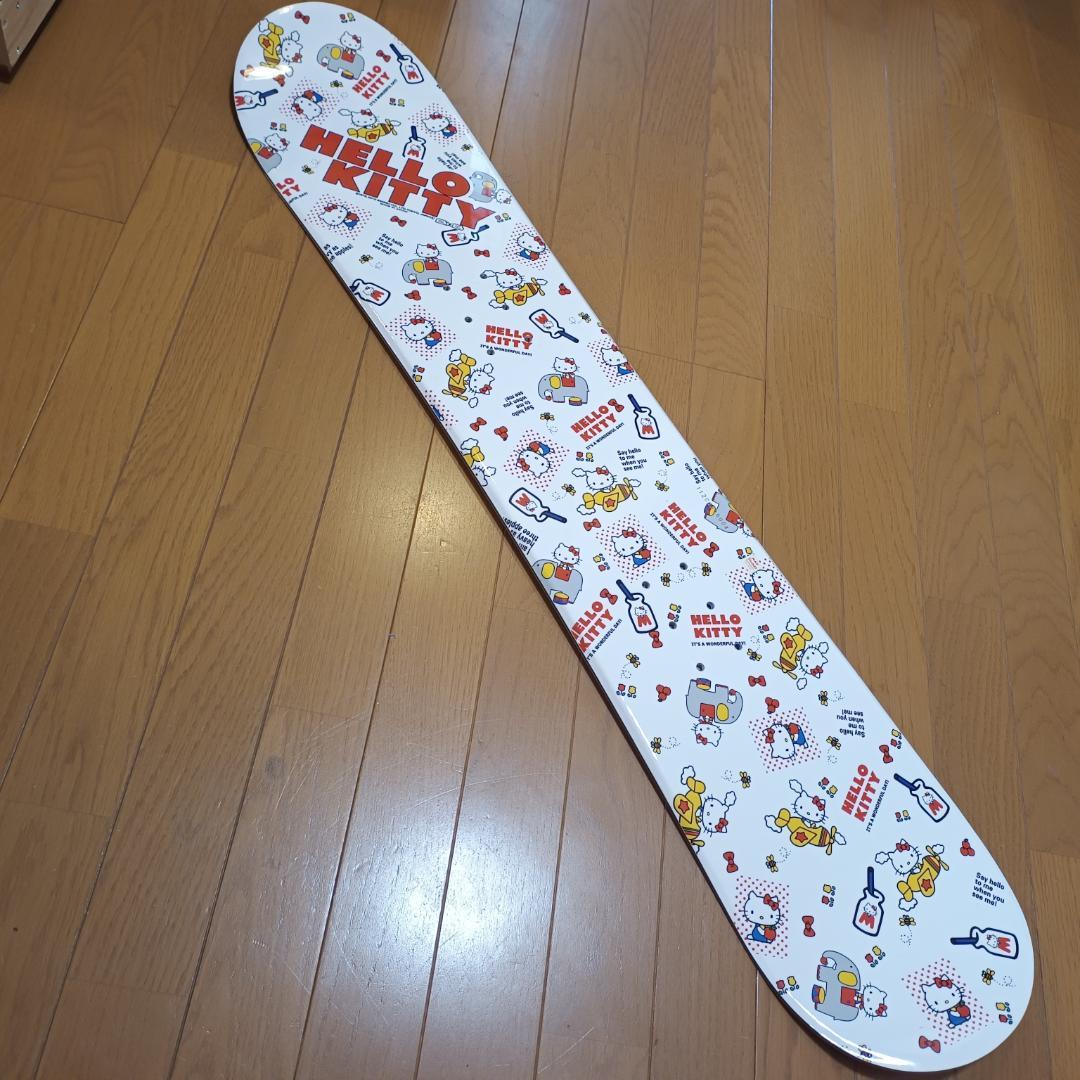 【送料込み】HELLO KITTY スノーボード　ハローキティ 110cm 中古
