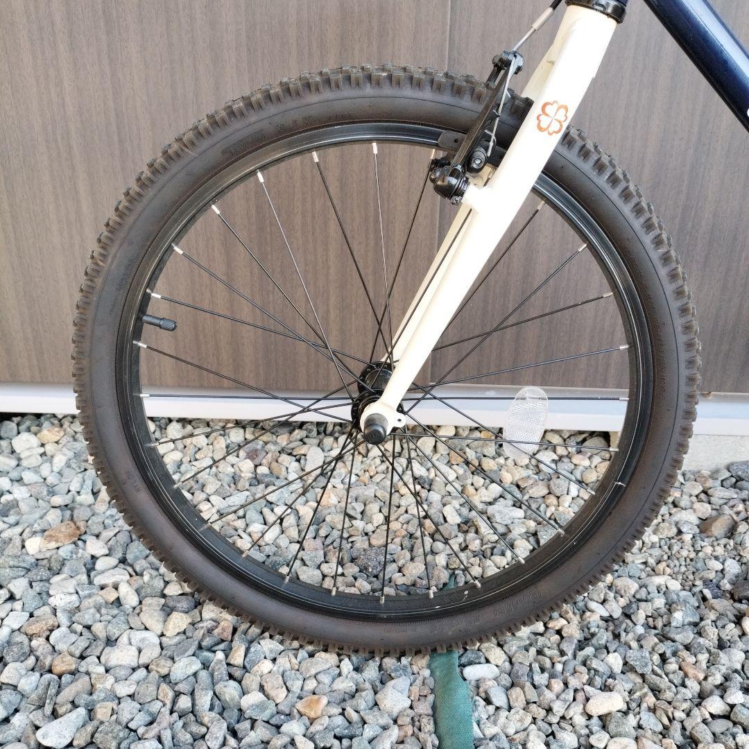 【岐阜県　手渡し】ヨツバサイクル　22インチ　子供用自転車