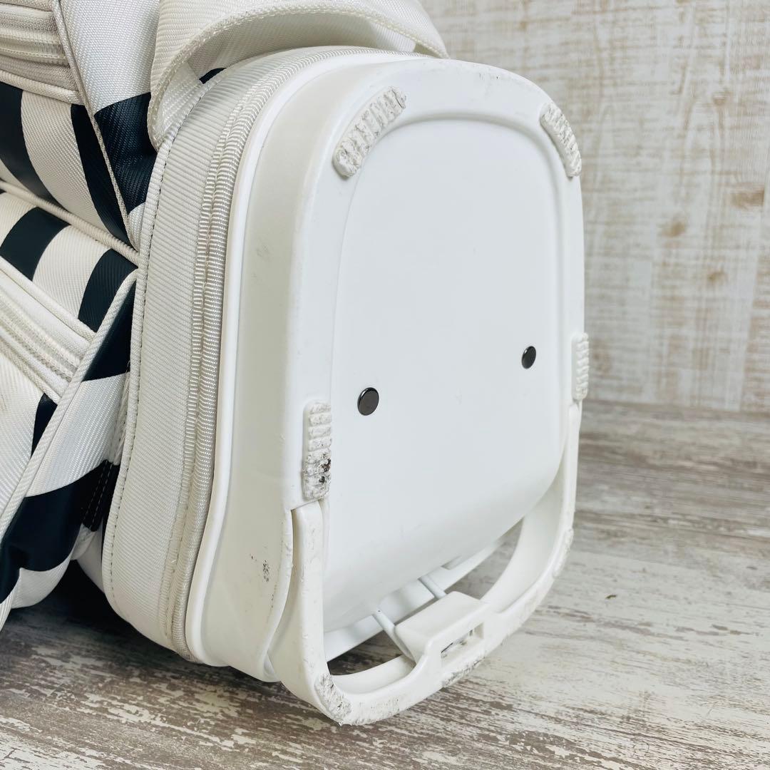 【限定品】パーリーゲイツ×SNOOPY スヌーピー キャディバッグ ボーダー柄