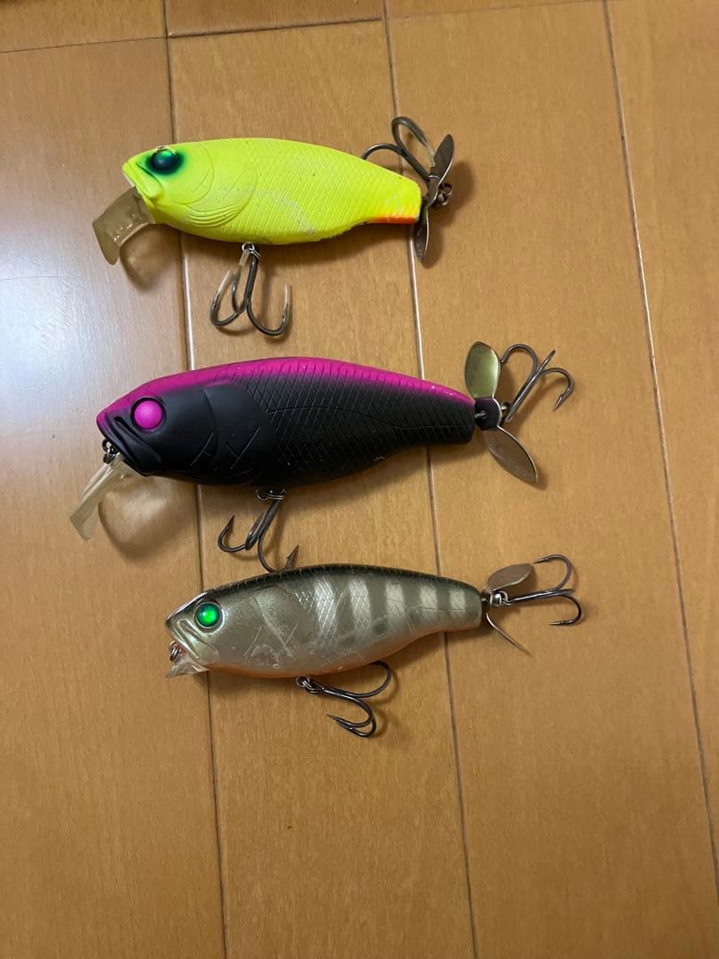 タイニークラッシュフィッシュオリカラ　他ルアーセット