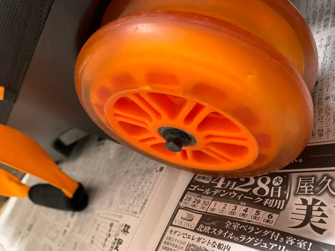 〈送料込み〉Brunswick ボウリング用バッグ ブラック/オレンジ 3個用