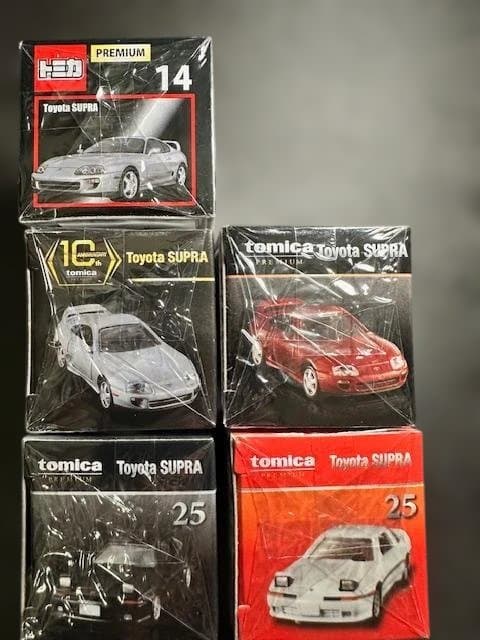 【未開封・トミカプレミアム】トヨタ スープラ　 ５台セット