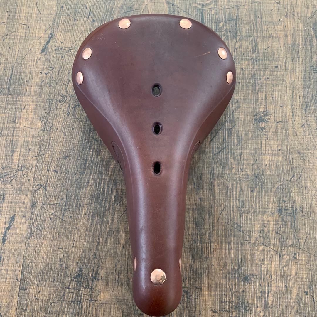 【未使用品】Gyes クラシックレザーサドル ブラウン 本革