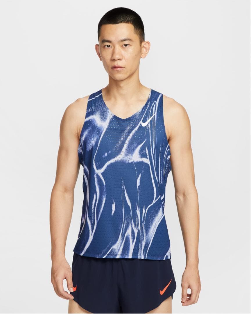 NIKE ナイキ エアロスイフト シングレット 青 S