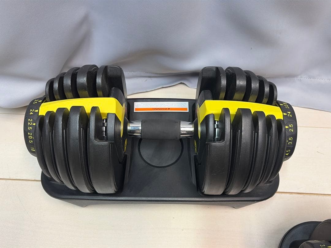 可変式ダンベル 24kg×2セット アジャスタブルダンベル 筋トレ トレーニング