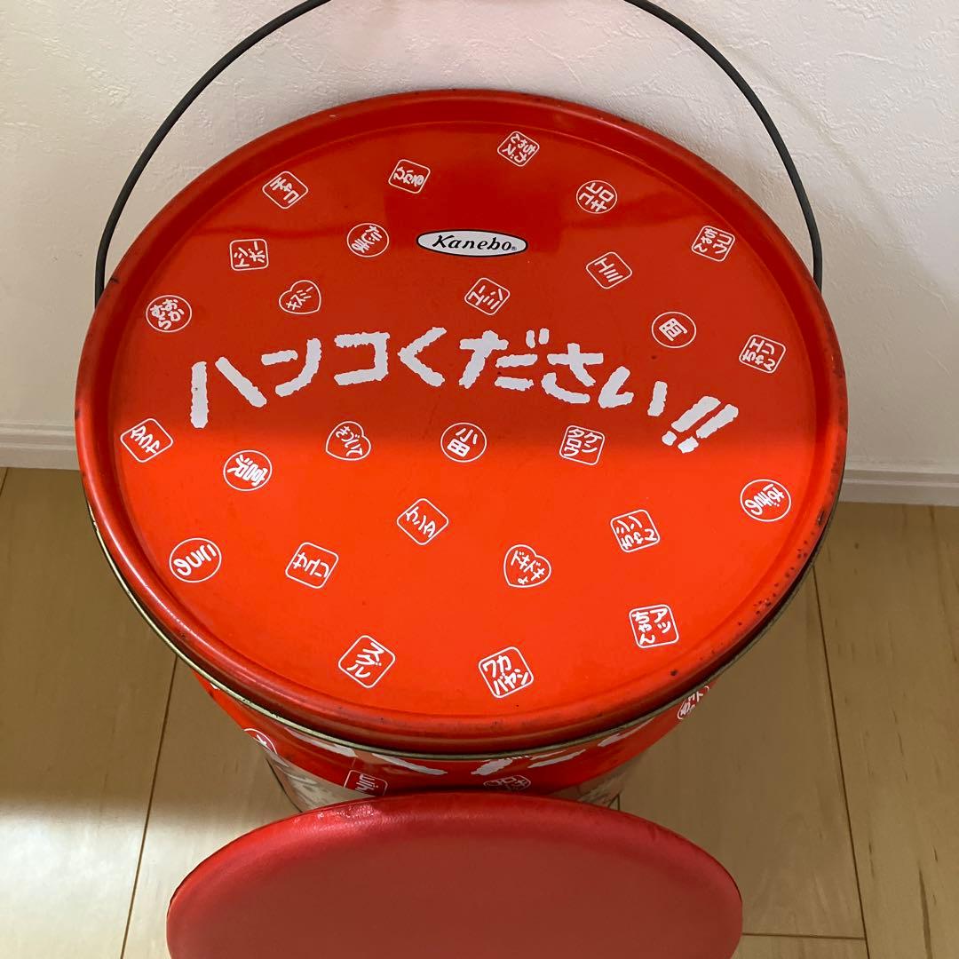 希少⭐︎昭和レトロ　お菓子缶　ペール缶　ハンコください‼︎