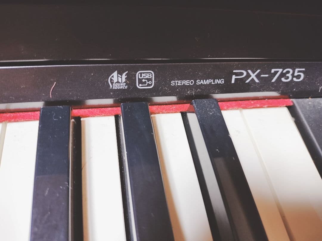 CASIO PX-735 電子ピアノ 黒　椅子なし