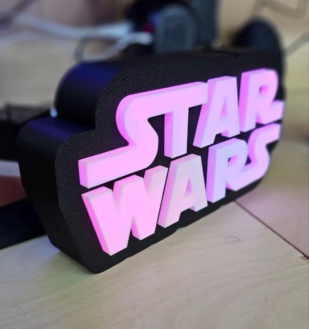 STARWARS スターウォーズ LED ライト スタンド リモコン付き