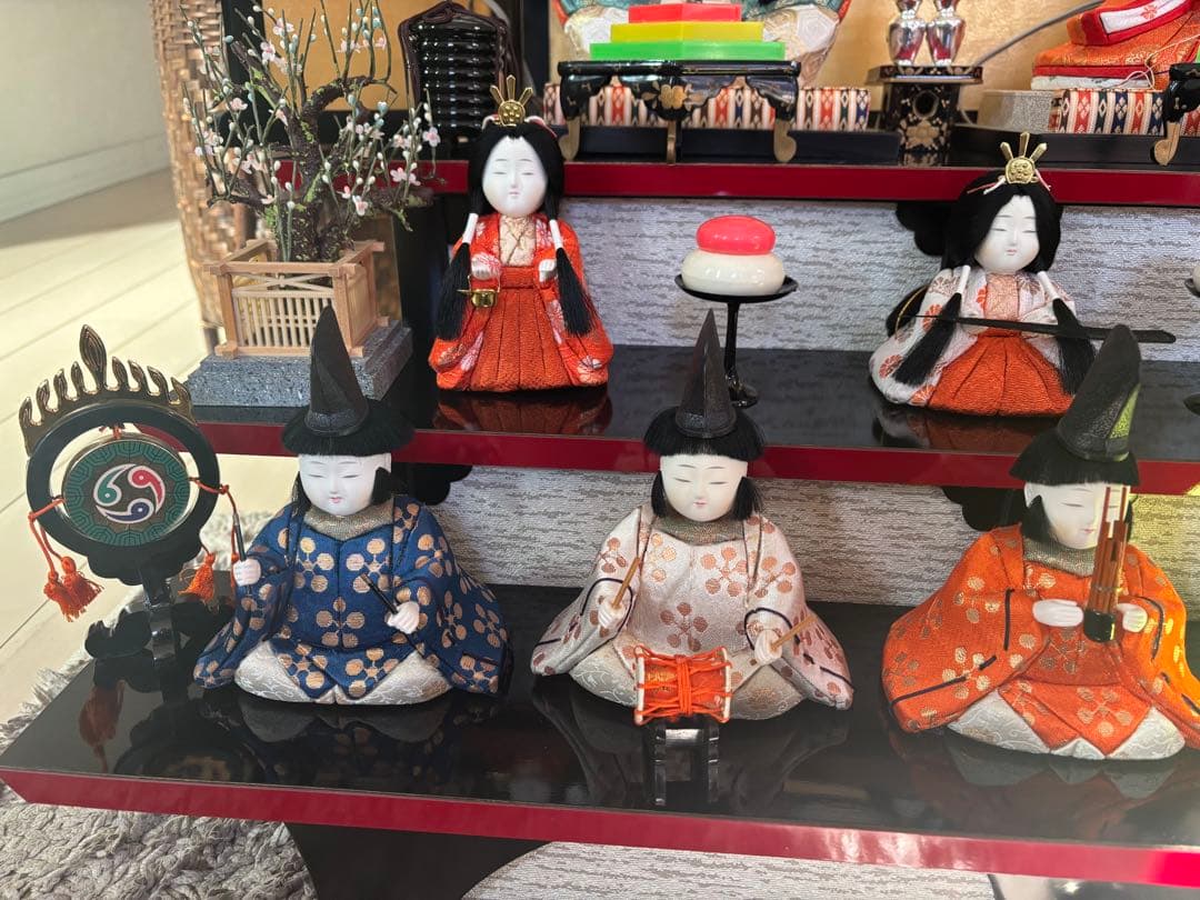 雛人形　3段　オルゴール付き