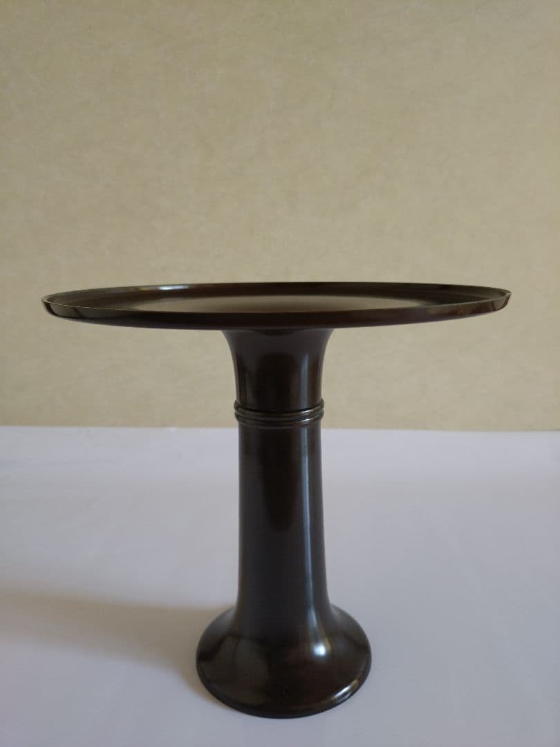 4 一文字　銅製 　花器 　池坊
