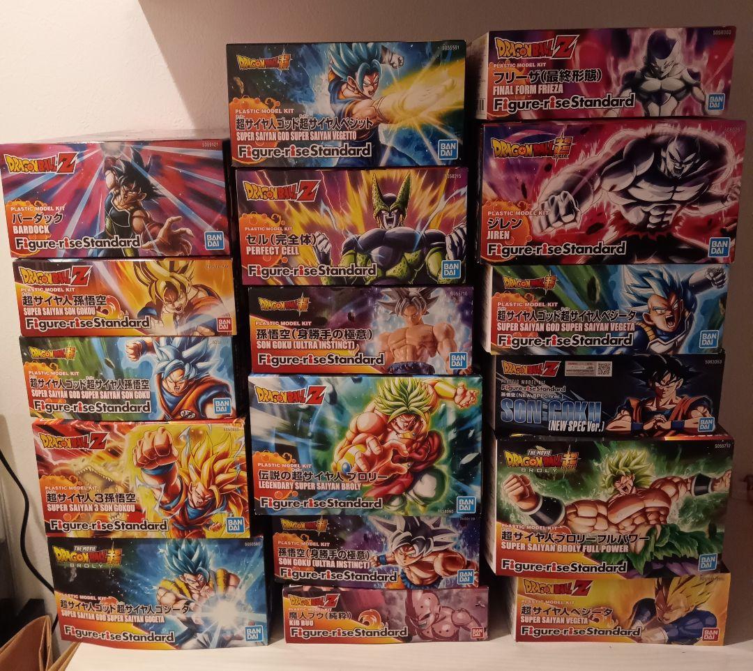ドラゴンボール フィギュアスタンダード 17体セット　組み立て済み